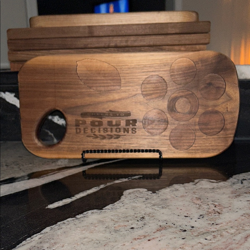 Wooden Shot Flight Board